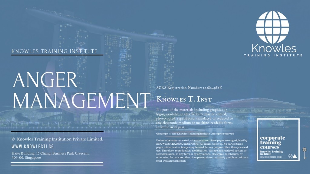 Anger Management Training Course in Spain