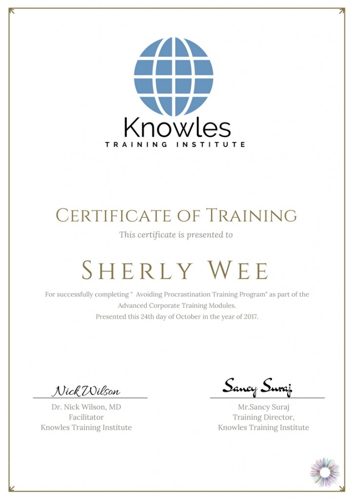 Certification For Avoiding Procrastination Training Course in Spain