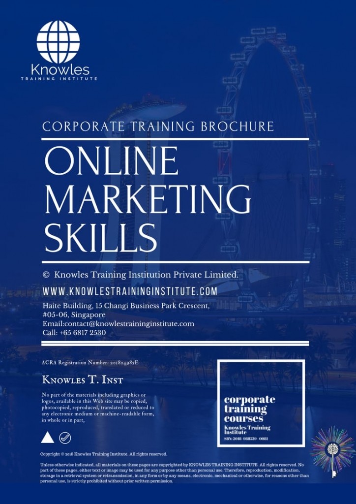 Course Brochure For Online Marketing Skills in Spain