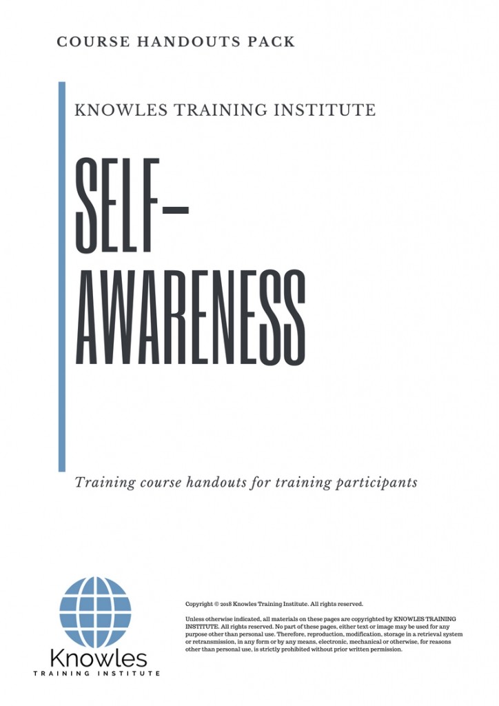 Course Handouts For Self-Awareness Training Course in Spain