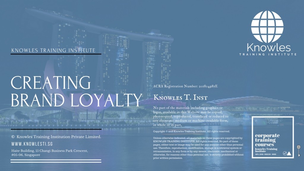 Creating Brand Loyalty Course in Spain
