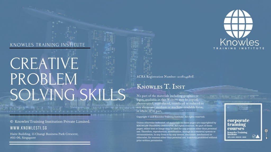 Creative Problem Solving Skills Course in Spain