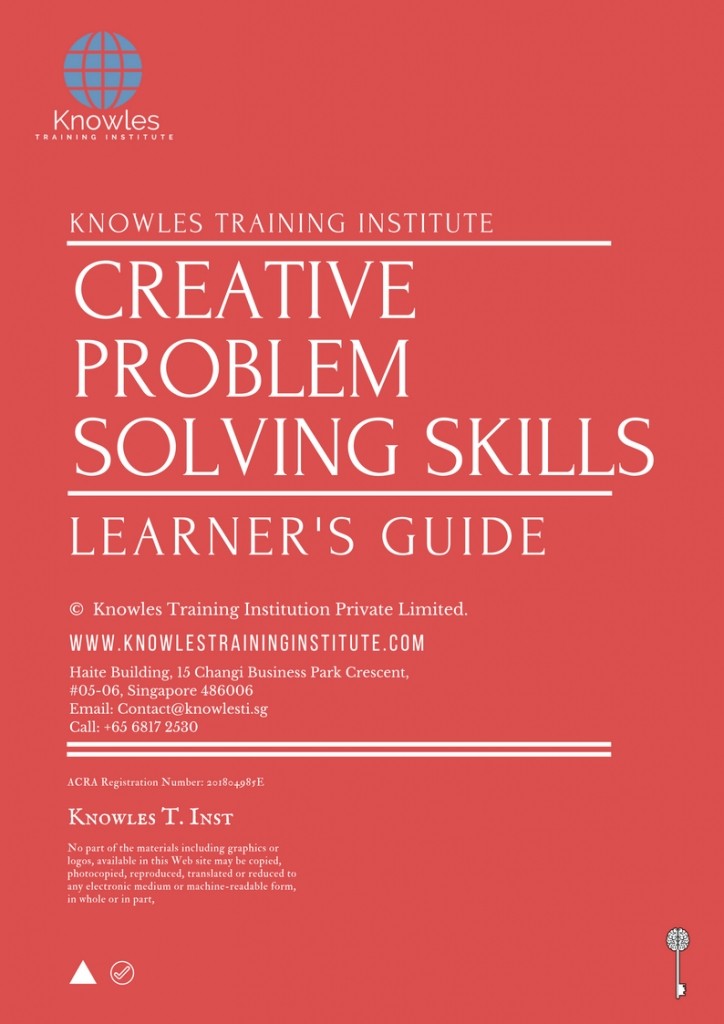 Creative Problem Solving Skills Training Course in Spain Learner’s Guide