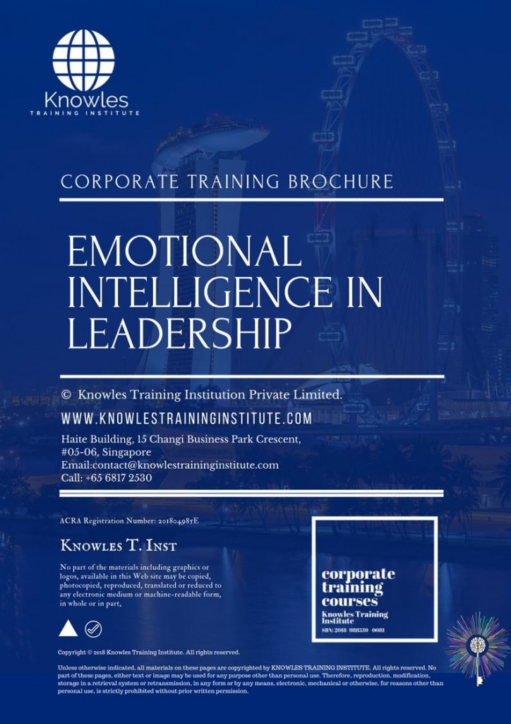 Emotional Intelligence In Leadership Training Course in Spain Brochure