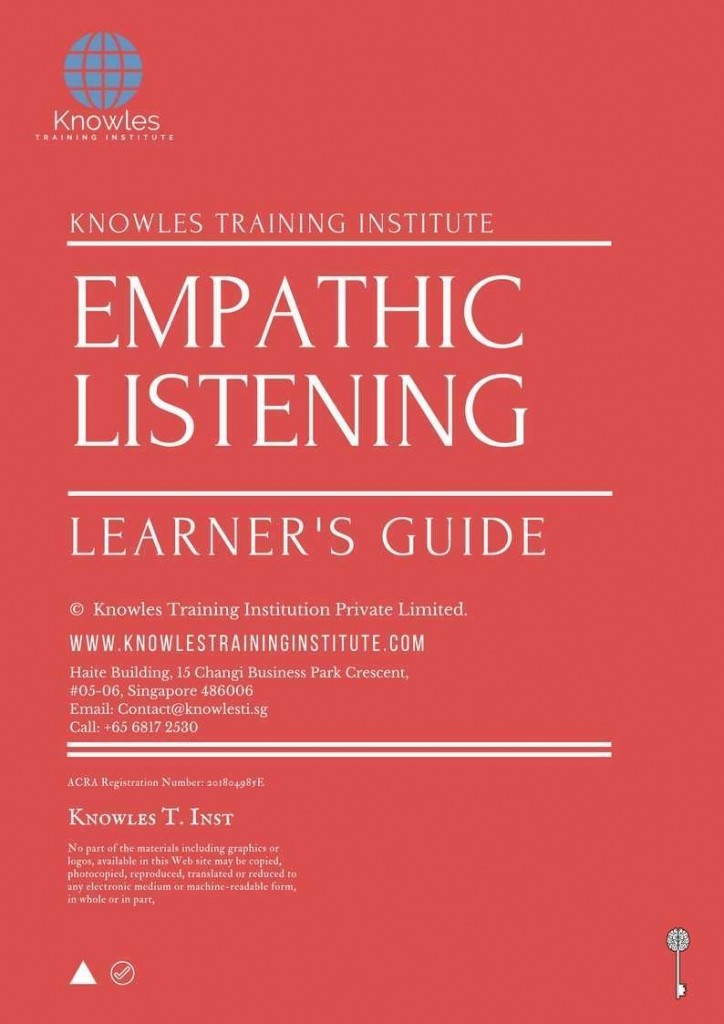 Empathic Listening Training Course in Spain Learner_s Guide