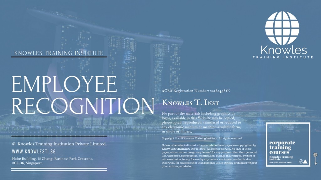 Employee Recognition Training Course in Spain