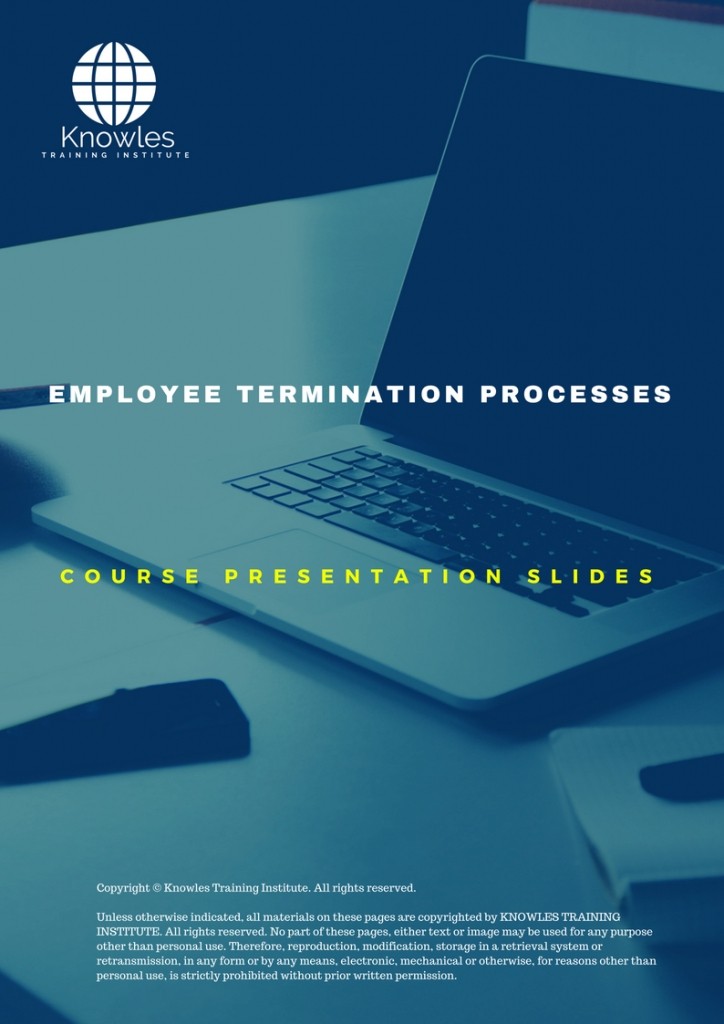 Employee Termination Processes Training Course in Spain Presentation Slide