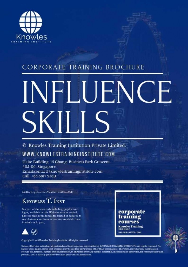 Influence Skills Course in Spain Brochure