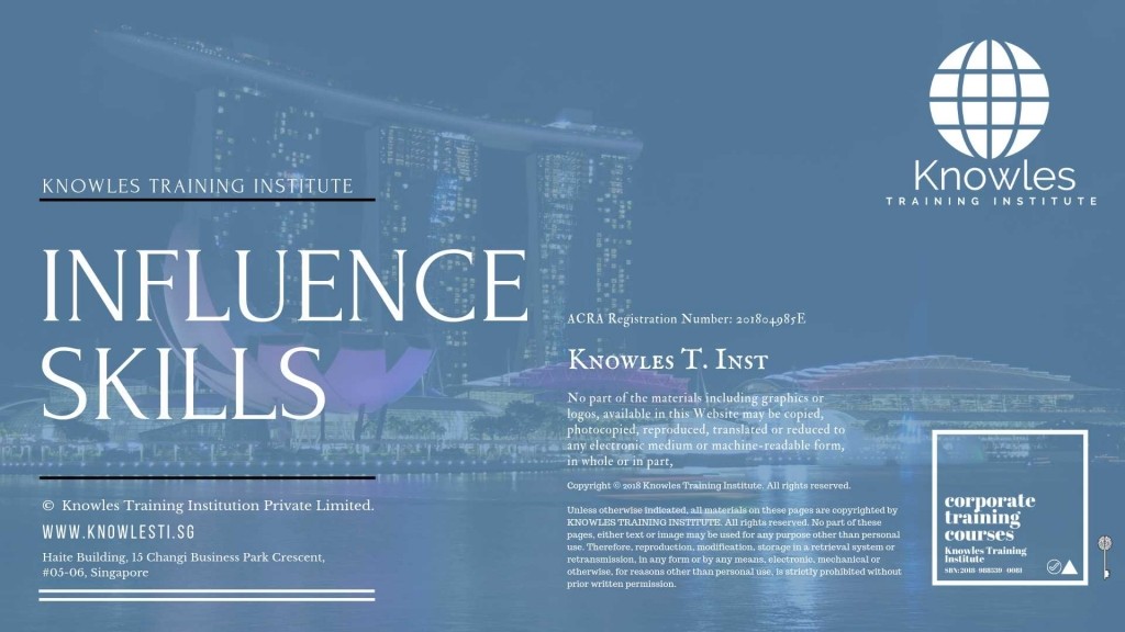 Influence Skills Training Course in Spain