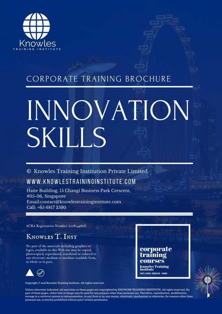 Innovation Skills Training Course in Spain Brochure