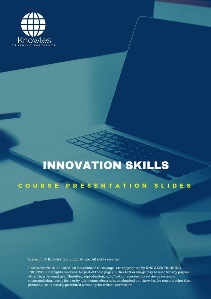 Innovation Skills Training Course in Spain Presentation Slides