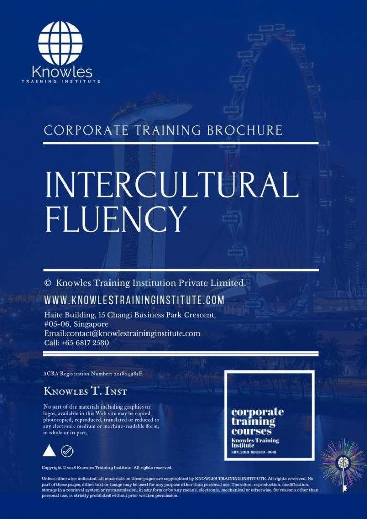 Intercultural Fluency Training Course in Spain Brochure