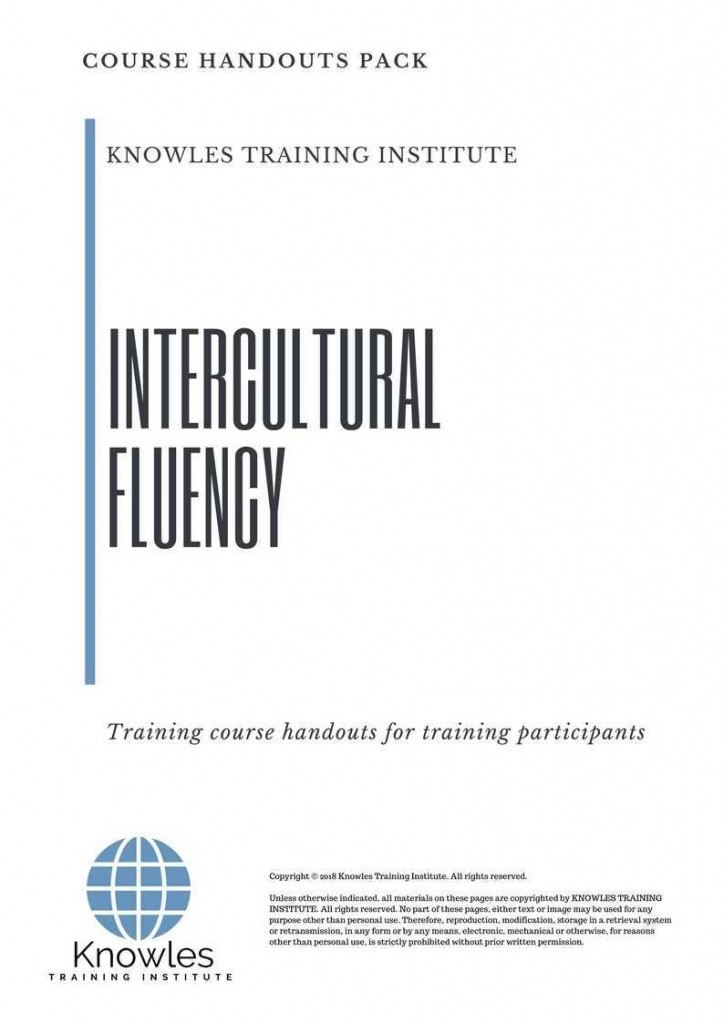 Intercultural Fluency Training Course in Spain Handouts