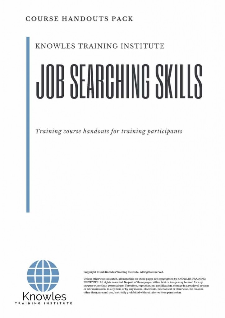 Job Searching Skills Course in Spain Handouts