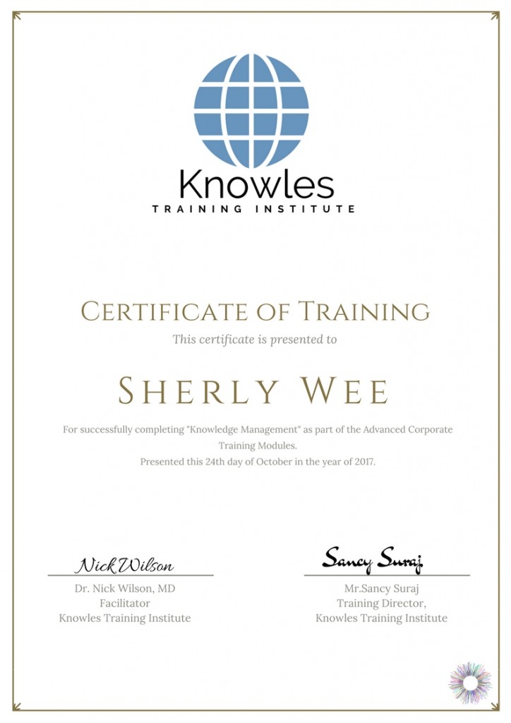 Knowledge Management Training Course in Spain Certification