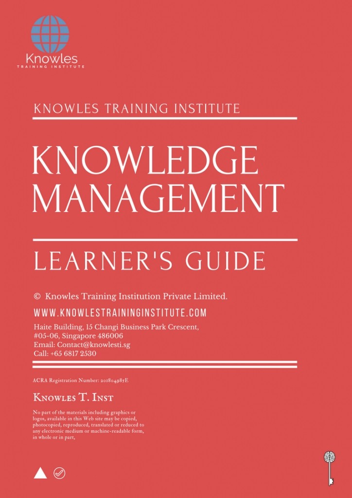 Knowledge Management Training Course in Spain Learner’s Guide
