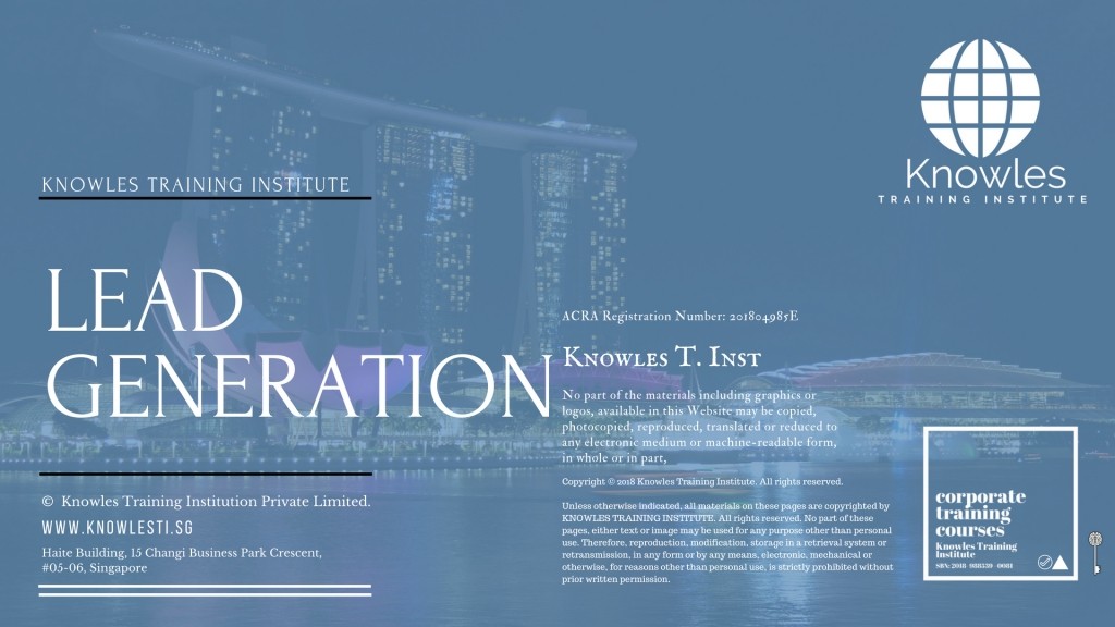 Lead Generation Training Course in Spain