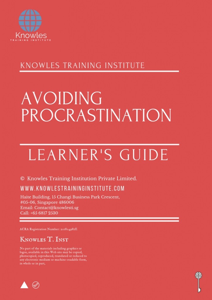 Learner’s Guide For Avoiding Procrastination Training Course in Spain