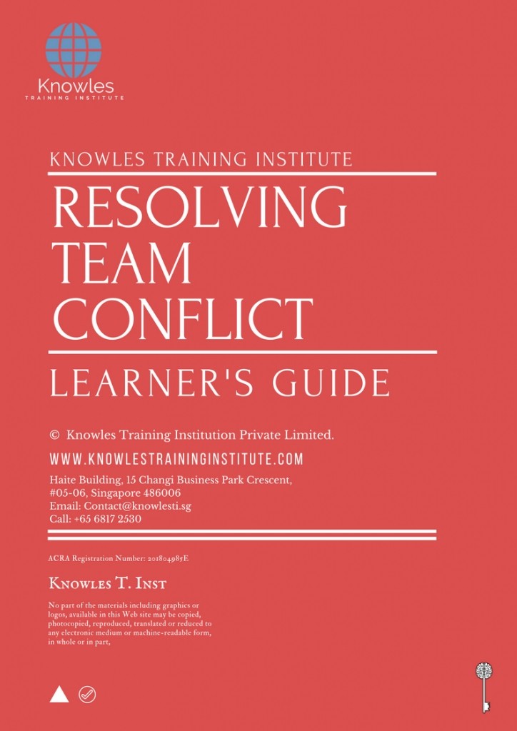 Resolving Team Conflict Course in Spain Learner’s Guide