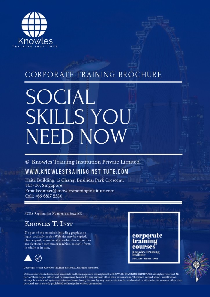 Social Skills You Need Now Training Course in Spain Brochure