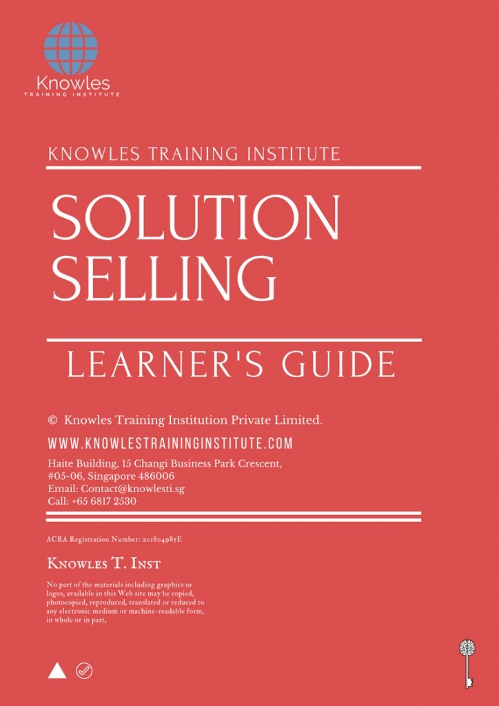 Solution Selling Course in Spain Learner’s Guide