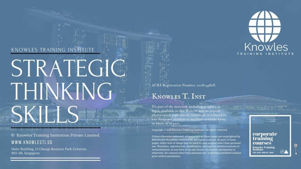 Strategic Thinking Skills Training Course in Spain