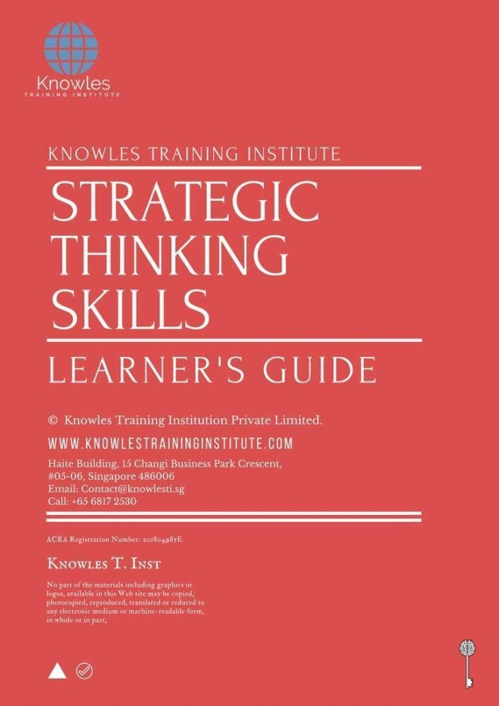 Strategic Thinking Skills Training Course in Spain Learner_s Guide