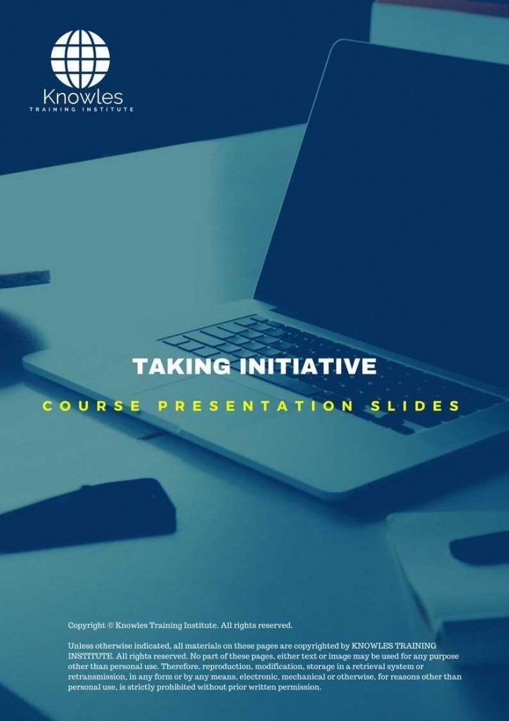 Taking Initiative Training Course in Spain Presentation Slides