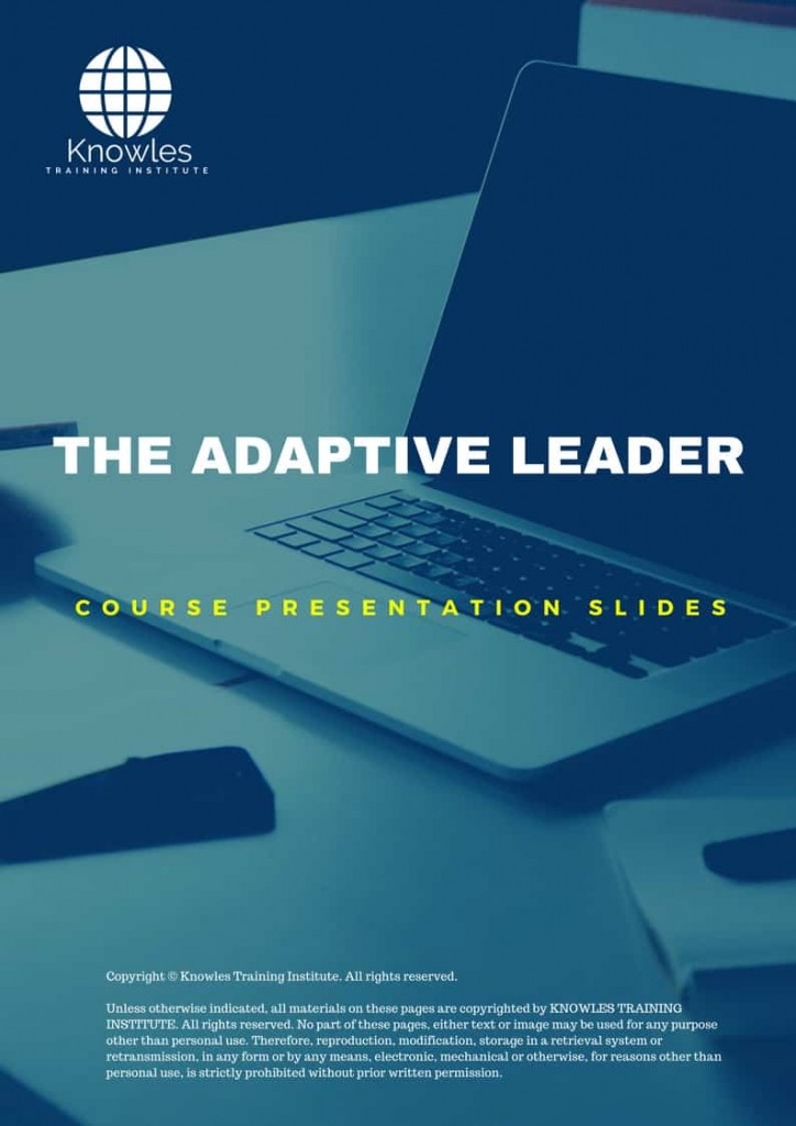 The Adaptive Leader Training Course in Spain Presentation Slides