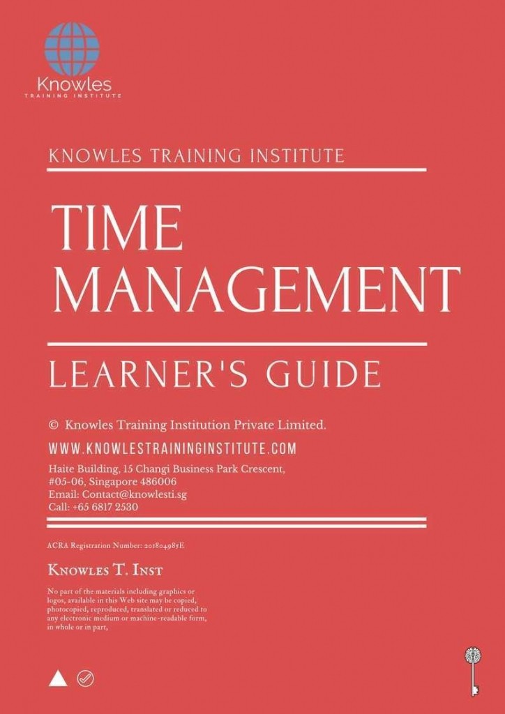 Time Management Training Course in Spain Learner_s Guide