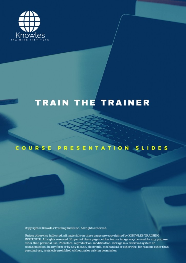 Train The Trainer in Spain PPT Slides Used During Course